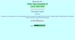 Desktop Screenshot of lucacestaro.it