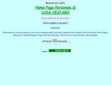 Tablet Screenshot of lucacestaro.it